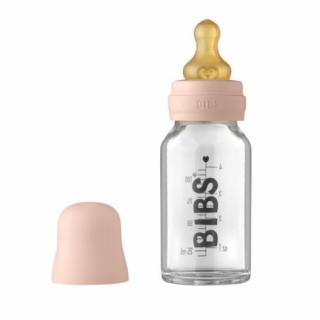 BIBS cumisüvegszett üveg 110ml, púderrózsaszín