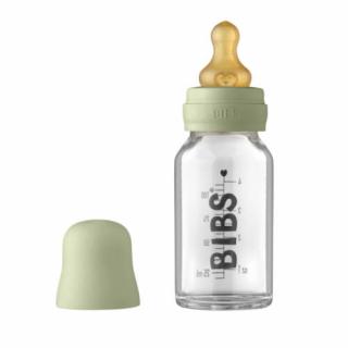 BIBS cumisüvegszett üveg 110ml, zsálya