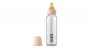 BIBS cumisüvegszett üveg 225ml, púderrózsaszín