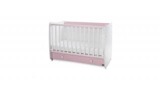 Lorelli Dream kiságy 60x120 - White Orchid Pink