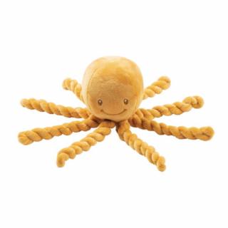 Nattou játék plüss 23cm Lapidou - Octopus, Okker