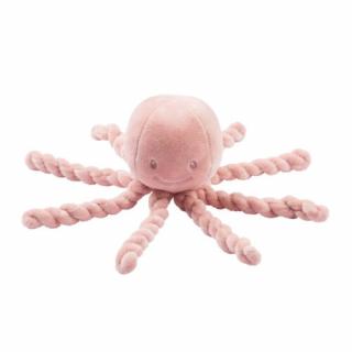 Nattou játék plüss 23cm Lapidou - Octopus, Sötétpink