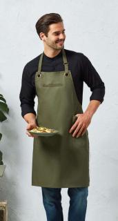 BARLEY' CONTRAST STITCH SUSTAINABLE BIB APRON