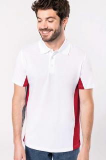 FLAG - SHORT-SLEEVED TWO-TONE POLO SHIRT