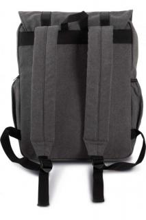 FLAP-TOP CANVAS BACKPACK