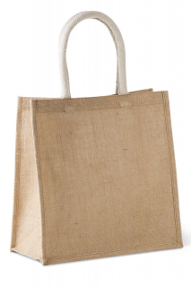 JUTE CANVAS TOTE - LARGE