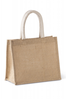 JUTE CANVAS TOTE - MEDIUM