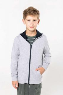 KIDS' FULL ZIP HOODED SWEATSHIRT