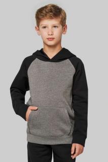 KIDS' TWO-TONE HOODED SWEATSHIRT