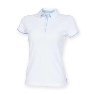 LADIES CONTRAST POLO SHIRT