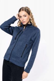 LADIES' FULL ZIP HEATHER JACKET