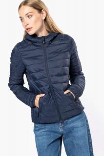 LADIES' LIGHTWEIGHT HOODED PADDED JACKET