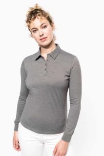 LADIES' LONG SLEEVE JERSEY POLO SHIRT