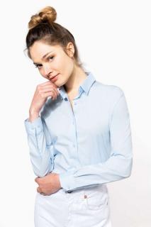 LADIES' LONG-SLEEVED STRETCH SHIRT