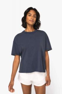 LADIES' OVERSIZE WASHED EFFECT T-SHIRT