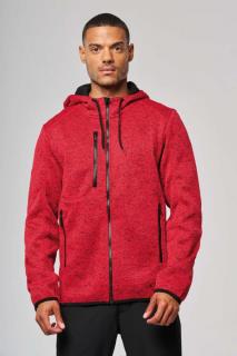 MEN'S HEATHER HOODED JACKET