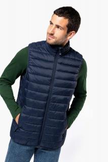 MEN'S LIGHTWEIGHT SLEEVELESS FAKE DOWN JACKET