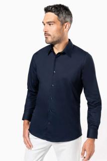 MEN'S LONG-SLEEVED COTTON POPLIN SHIRT