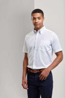 MEN'S SHORT SLEEVE SIGNATURE OXFORD SHIRT