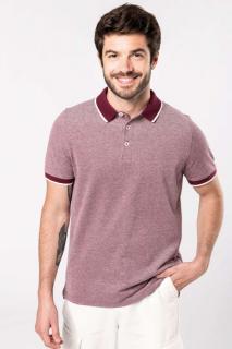 MEN'S TWO-TONE MARL POLO SHIRT