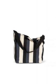 RECYCLED SHOULDER BAG - STRIPED PATTERN