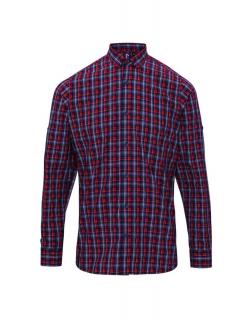 'SIDEHILL' CHECK - MEN'S LONG SLEEVE COTTON SHIRT