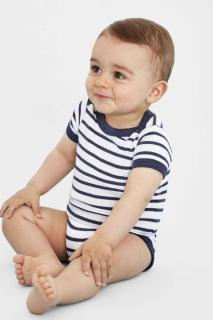 SOL'S MILES BABY - STRIPED BODYSUIT