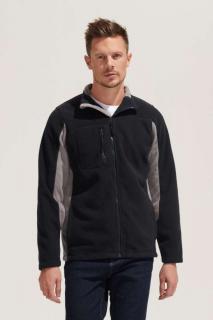 SOL'S NORDIC - MEN'S TWO-COLOUR ZIPPED FLEECE JACKET