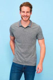 SOL'S PANAME MEN - HEATHER POLO SHIRT