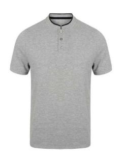 STAND COLLAR STRETCH POLO SHIRT