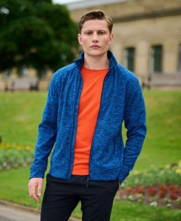 THORNLY MEN - FULL ZIP MARL FLEECE