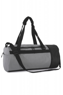 TUBULAR SPORTS BAG WITH SEPARATE SHOE COMPARTMENT