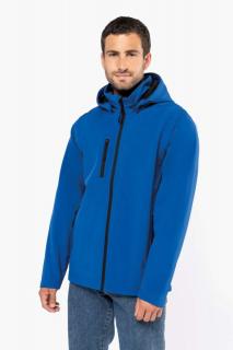 UNISEX 3-LAYER SOFTSHELL HOODED JACKET WITH REMOVABLE SLEEVES