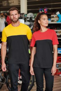 UNISEX ECO-FRIENDLY SHORT SLEEVE TWO-TONE T-SHIRT