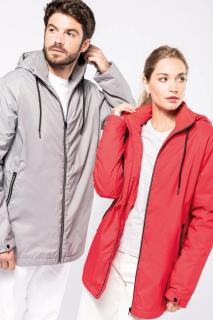 UNISEX HOODED JACKET WITH MICRO-POLARFLEECE LINING