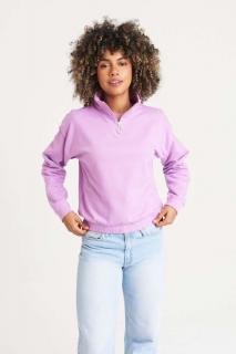 WOMEN'S CROPPED 1/4 ZIP SWEAT