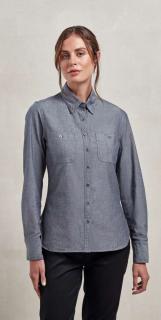 WOMEN'S ORGANIC CHAMBRAY FAIRTRADE SHIRT