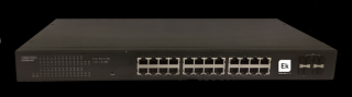 Ekselans SWG 24 L2 menedzselhető Layer2 switch 24 ports x 1Gbps Ethernet + 4 x SFP 1Gbps