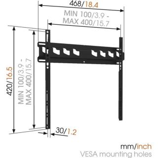 Vogels MA3000 TV fali konzol