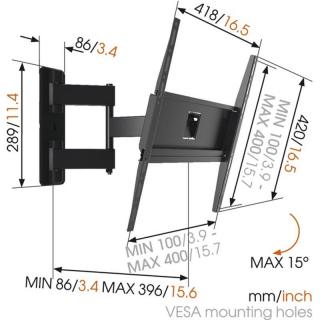 Vogels MA3040 TV fali konzol