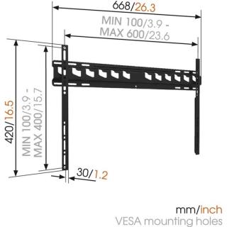 Vogels MA4000 TV fali konzol