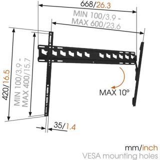 Vogels MA4010 TV fali konzol