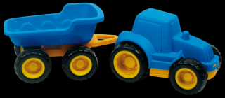 4 DB TRAKTOR UTÁNFUTÓVAL, ÓVODAI KÉSZLET