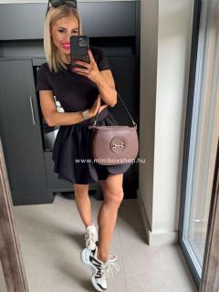 BARBIE rövidujjú fekete ruha