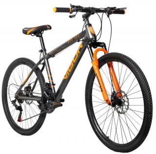 Vigor B25  26"-os, 21 sebességes, grafit-narancs MTB kerékpár