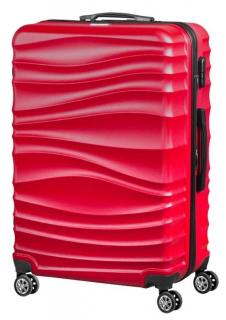 VIGOR Traveling 3,  ABS, guruló, piros  bőrönd 55 cm