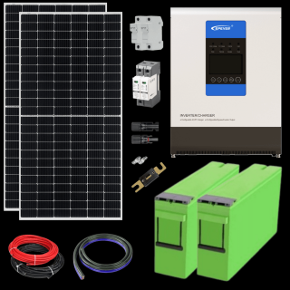 2-3kW NAPELEMES RENDSZER (SZIGET ÜZEMŰ 24V) - AR-SYSTEM-2