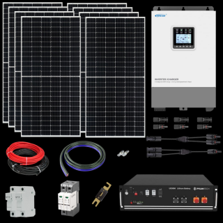 3-4kW hibrid napelemes rendszer (szigetüzemű 48V) - Ardax - BölcsNomád1