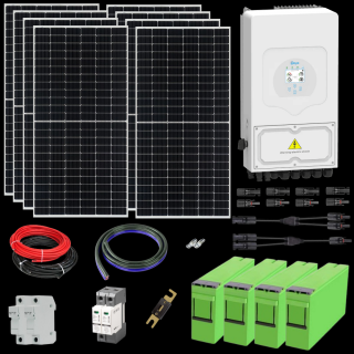 3,6KW HIBRID NAPELEMES RENDSZER (SZIGETÜZEMŰ 48V) - ARDAX - DEYE 3,6