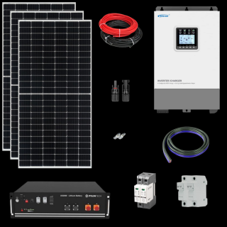 3KW NAPELEMES RENDSZER (SZIGETÜZEMŰ 48V, Deye 5kWh) - ARDAX - AR-SYSTEM5/2
